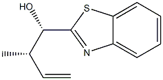 2-Benzothiazolemethanol,alpha-[(1R)-1-methyl-2-propenyl]-,(alphaR)-rel-(9CI) Struktur