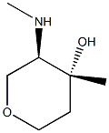 D-threo-Pentitol, 1,5-anhydro-2,4-dideoxy-3-C-methyl-2-(methylamino)- (9CI),433980-64-4,结构式