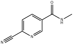 3-Pyridinecarboxamide,6-cyano-N-methyl-(9CI) 结构式
