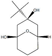 9-Oxabicyclo[3.3.1]nonane-1,3-diol, 3-(1,1-dimethylethyl)-, (1R,3S,5S)-rel- (9CI),436800-70-3,结构式