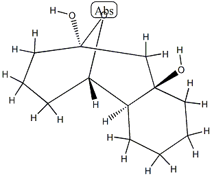 5,9-Epoxybenzocyclooctene-9,10a(1H,10H)-diol, octahydro-, (4aR,5R,9S,10aS)-rel- (9CI) Struktur