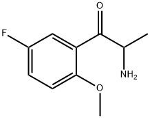 Propiophenone,  2-amino-5-fluoro-2-methoxy-  (7CI,8CI) 结构式