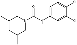 N-(3,4-dichlorophenyl)-3,5-dimethyl-1-piperidinecarboxamide,438028-79-6,结构式