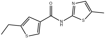 438215-39-5 3-Thiophenecarboxamide,5-ethyl-N-(5-methyl-2-thiazolyl)-(9CI)