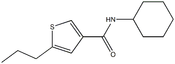 3-Thiophenecarboxamide,N-cyclohexyl-5-propyl-(9CI)|