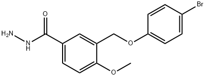 3-[(4-bromophenoxy)methyl]-4-methoxybenzohydrazide Structure