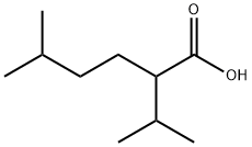 2-异丙基-5-甲基己酸,4384-07-0,结构式