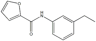 2-Furancarboxamide,N-(3-ethylphenyl)-(9CI) Structure