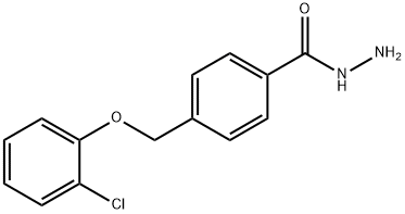 4-[(2-chlorophenoxy)methyl]benzohydrazide Structure