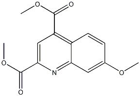 dimethyl 7-methoxyquinoline-2,4-dicarboxylate Structure