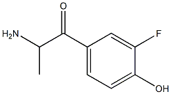 Propiophenone,  2-amino-3-fluoro-4-hydroxy-  (7CI,8CI) 结构式