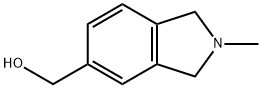 2,3-二氢-2-甲基-1H-异吲哚-5-甲醇,439691-87-9,结构式
