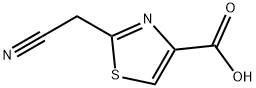 2-氰甲基噻唑-4-羧酸 结构式