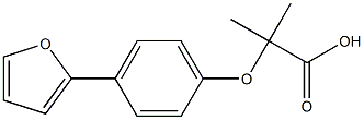 2-[4-(2-furyl)phenoxy]-2-methylpropanoic acid|