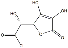 L-Ascorbic acid, 6-chloro-6-deoxy-6-oxo- (9CI) Structure