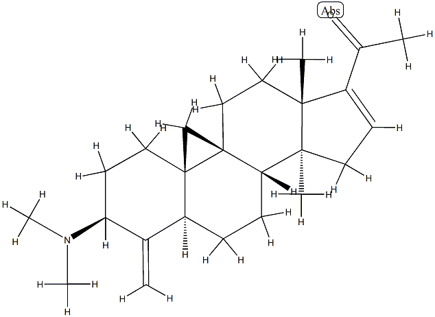 3β-(Dimethylamino)-14-methyl-4-methylene-9,19-cyclo-5α-pregn-16-en-20-one|