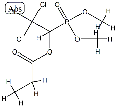 4414-11-3 Dimethyl=[2,2,2-trichloro-1-(1-oxopropoxy)ethyl] phosphonate