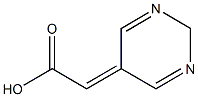 delta5(2H),alpha-Pyrimidineacetic acid (8CI) Struktur