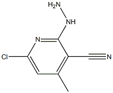 3-Pyridinecarbonitrile,6-chloro-2-hydrazino-4-methyl-(9CI)|