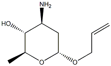 alpha-L-arabino-Hexopyranoside,2-propenyl3-amino-2,3,6-trideoxy-(9CI),442900-97-2,结构式