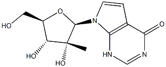 1,7-Dihydro-7-(2-C-methyl-beta-D-ribofuranosyl)-4H-pyrrolo[2,3-d]pyrimidin-4-one|