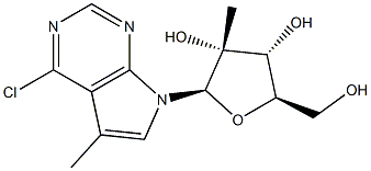 443642-55-5 4-Chloro-5-methyl-7-(2-C-methyl-beta-D-ribofuranosyl)-7H-pyrrolo[2,3-d]pyrimidine