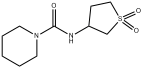 1-Piperidinecarboxamide,N-(tetrahydro-1,1-dioxido-3-thienyl)-(9CI),443651-74-9,结构式