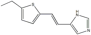 1H-Imidazole,4-[(1E)-2-(5-ethyl-2-thienyl)ethenyl]-(9CI) Structure