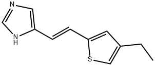 1H-Imidazole,4-[(1E)-2-(4-ethyl-2-thienyl)ethenyl]-(9CI) Struktur