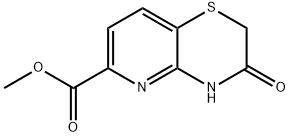 3-氧代-3,4-二氢-2H-吡啶并[3,2-B][1,4]噻嗪-6-羧酸甲酯,443956-13-6,结构式