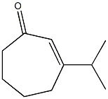 2-Cyclohepten-1-one,3-(1-methylethyl)-(9CI) Struktur