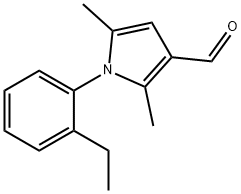 1H-Pyrrole-3-carboxaldehyde,1-(2-ethylphenyl)-2,5-dimethyl-(9CI) Struktur