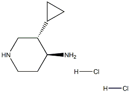 REL-(3R,4R)-3-环丙基哌啶-4-胺盐酸盐,444188-98-1,结构式