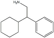 2-cyclohexyl-2-phenylethanamine Struktur
