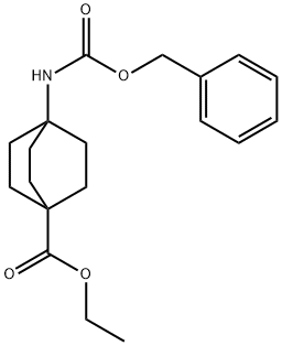 Ethyl4-(benzyloxycarbonylaMino)bicyclo[2.2.2]octane-1-carb-
-oxylate Structure