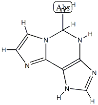 1H-Imidazo[2,1-i]purin-5-ol,  4,5-dihydro-  (9CI) Structure
