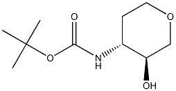 threo-Pentitol, 1,5-anhydro-2,3-dideoxy-3-[[(1,1- Struktur