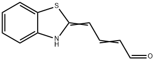 2-Butenal,4-(2(3H)-benzothiazolylidene)-(9CI) Struktur