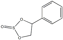 4-Phenyl-1,3-dioxa-2-thia(IV)cyclopentan-2-one,4464-74-8,结构式