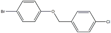 1-溴-4-((4-氯苄基)氧基)苯,446849-20-3,结构式
