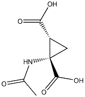 1,2-Cyclopropanedicarboxylicacid,1-(acetylamino)-,(1R,2S)-rel-(9CI)|