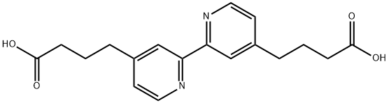 2,2'-Bipyridine-4,4'-dibutanoic acid Struktur
