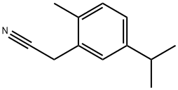 p-Cymene-2-acetonitrile (6CI,7CI,8CI) 结构式