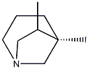 1-Azabicyclo[3.2.1]octane,5,6-dimethyl-,(1R,5S)-rel-(9CI),448957-47-9,结构式