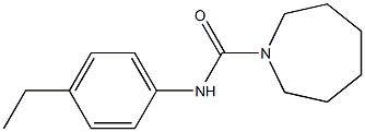 1H-Azepine-1-carboxamide,N-(4-ethylphenyl)hexahydro-(9CI) 结构式