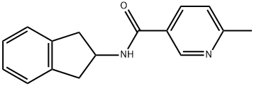 3-Pyridinecarboxamide,N-(2,3-dihydro-1H-inden-2-yl)-6-methyl-(9CI),450350-98-8,结构式