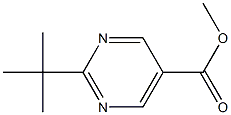 methyl 2-tert-butylpyrimidine-5-carboxylate,450373-69-0,结构式