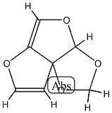 3aH-Furo[3,2:3,4]furo[2,3-d]-1,3-dioxole  (9CI) Struktur