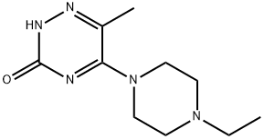 1,2,4-Triazin-3(2H)-one,5-(4-ethyl-1-piperazinyl)-6-methyl-(9CI) Structure