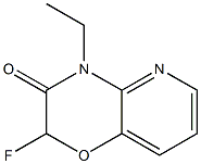 2H-Pyrido[3,2-b]-1,4-oxazin-3(4H)-one,4-ethyl-2-fluoro-(9CI) Structure